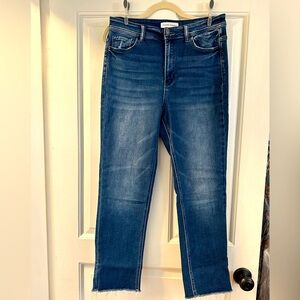 Flying Monkey super high rise slim straight jeans.  Size 30.  Lightly worn.